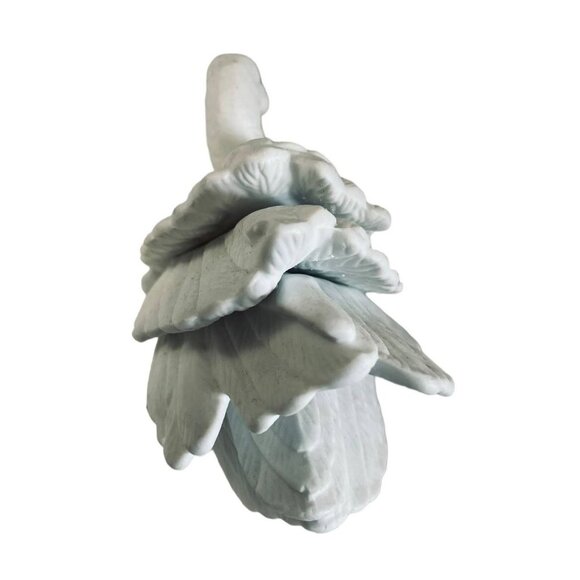 Swan Figurine Royal Heritage Porcelain Sculpture Goose Geese White 5 1/2" - Picture 2 of 5